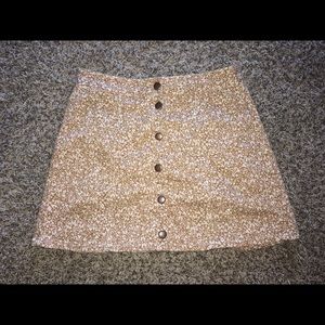 Kendall&Kylie Brand Melville Floral Skirt